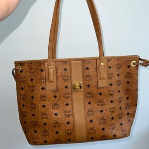 MCM large reversible tote bag